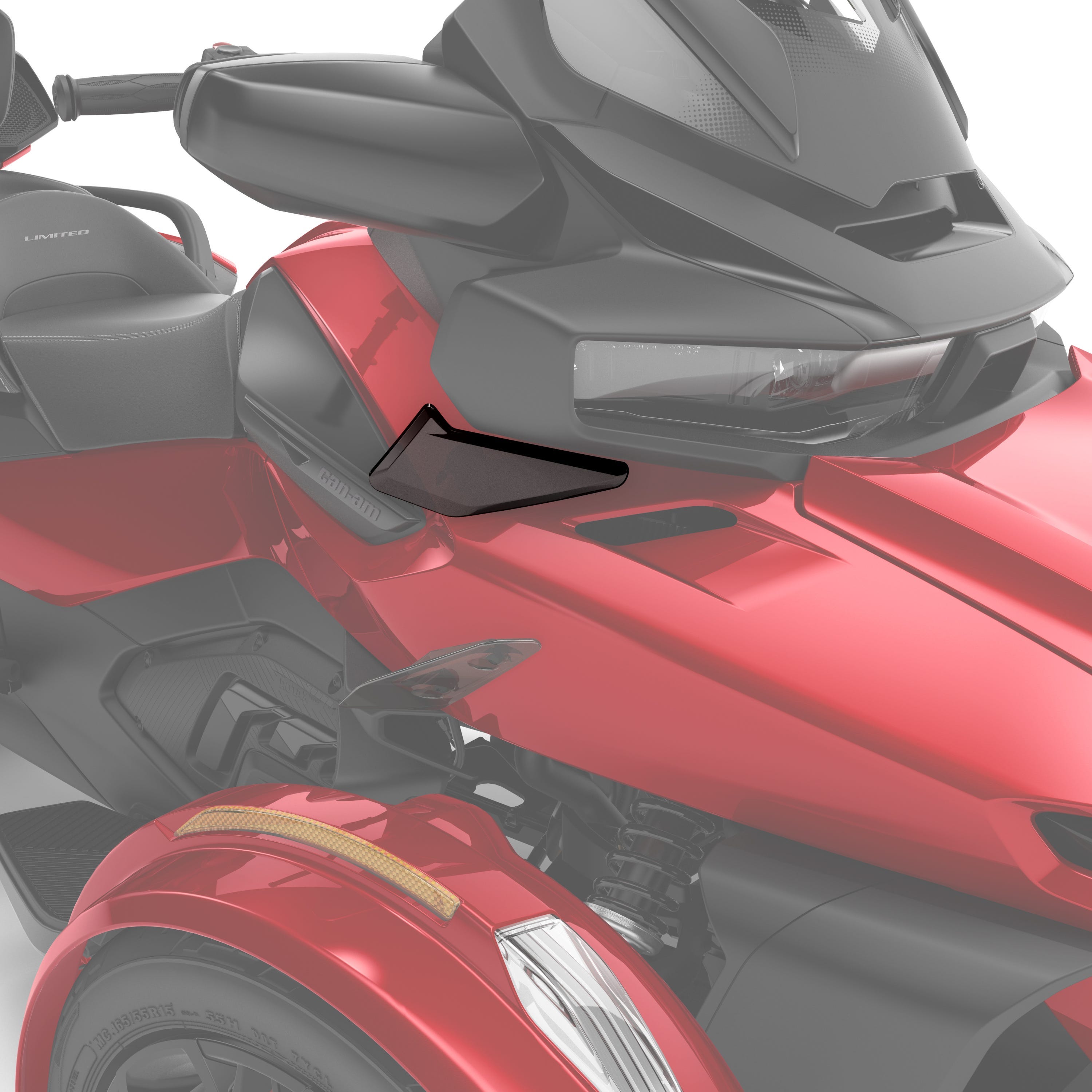 Adjustable Side Wind Deflectors Upper