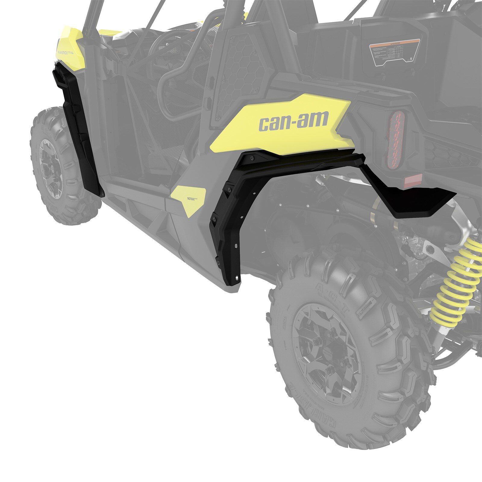 2" (51 mm) Fender Flares