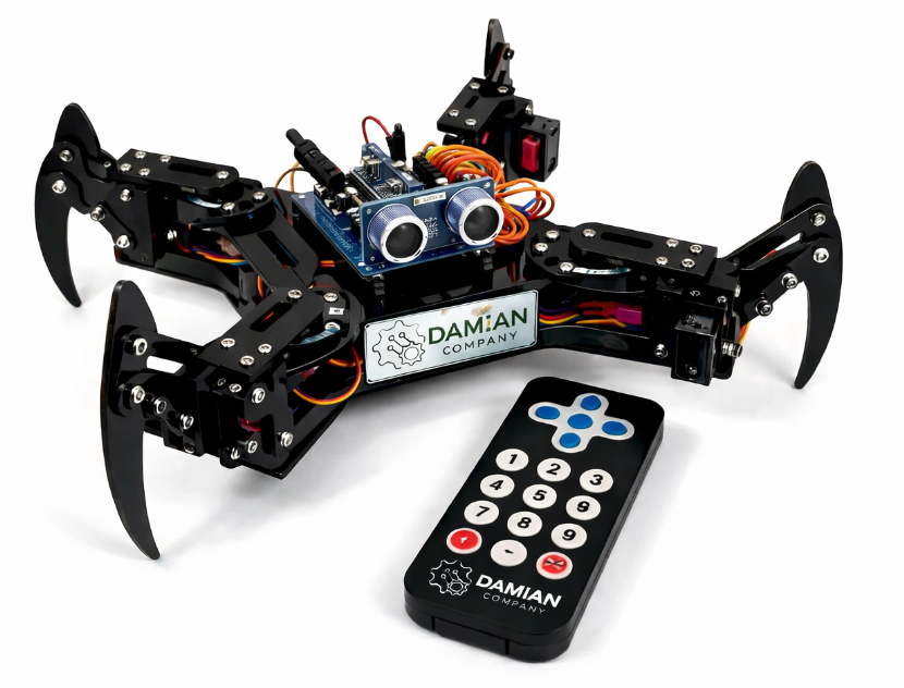 Kit completo Robot Cuadrúpedo Acrílico