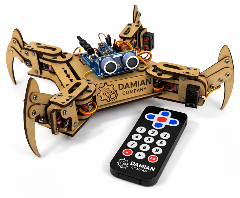 Kit completo Robot Cuadrúpedo MDF