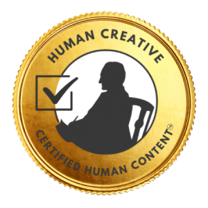 A human creative golden seal