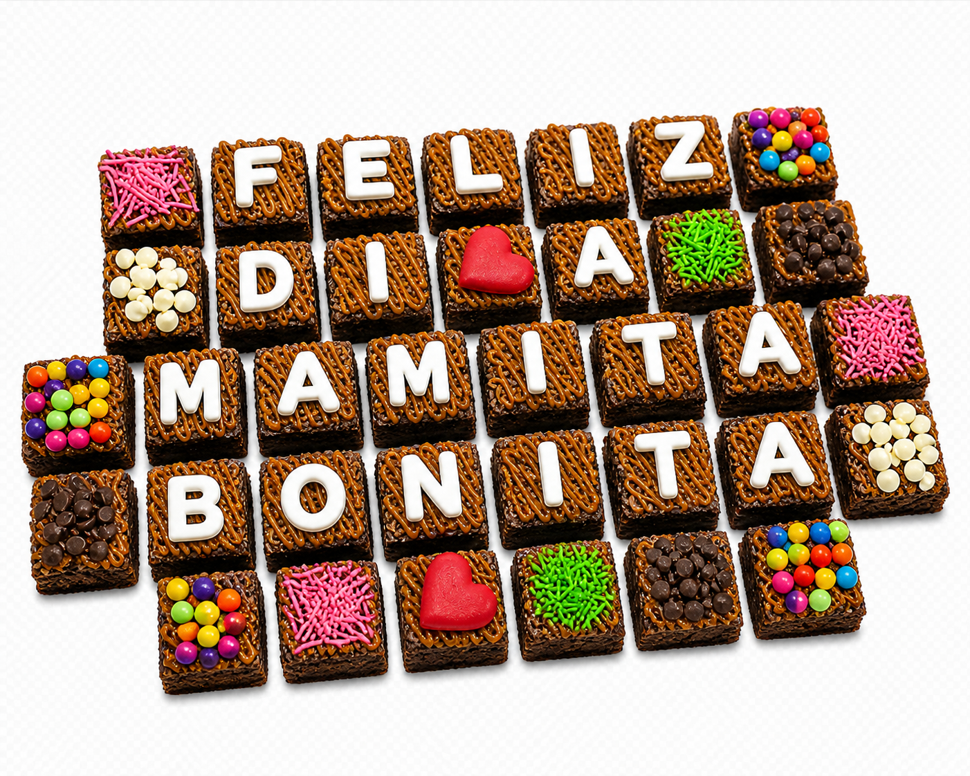 35 Mini Brownies Temáticos Mapiclaussen