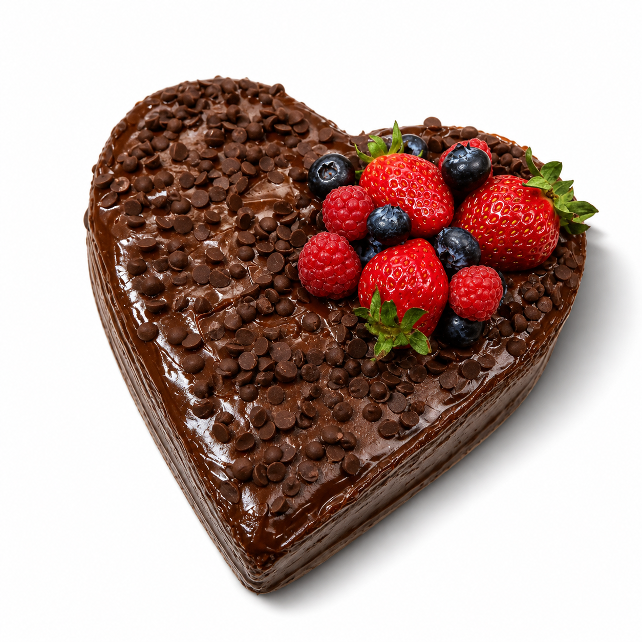 Torta de Chocolate Corazón Mapiclaussen