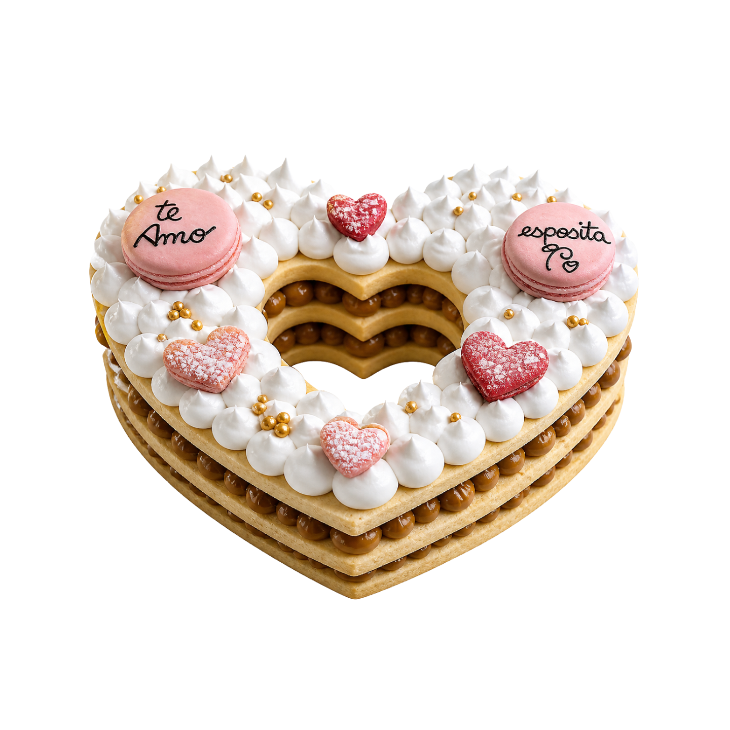Torta de Alfajor Corazón Mapiclaussen