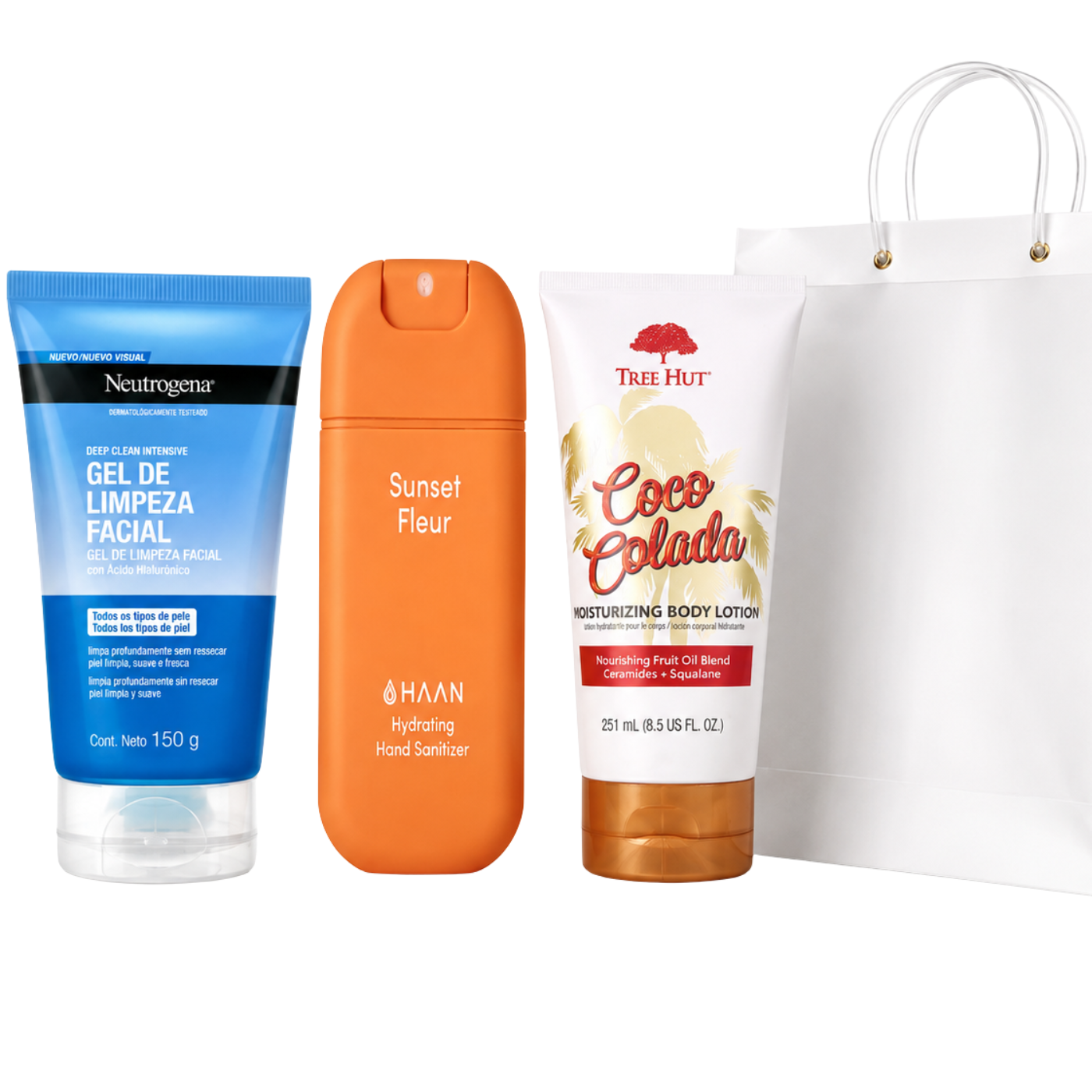 Pack Coco Colada Glow - Neutrogena / Tree Hut / HAAN