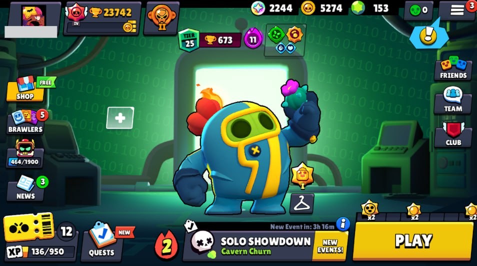 Brawl Stars Account (IOS/ANDROID) – 73 Brawlers | 23,742 Trophies | 59 Skins | 10 Legends | 19 Mythics | 25 Epics | 5,274 Gold | 153 Gems | 2,244 Blings | Brawl Stars Account (IOS/ANDROID) – 73 Brawlers | 23,742 Trophies | 59 Skins | 10 Legends | 19 Mythics | 25 Epics | 5,274 Gold | 153 Gems | 2,244 Blings |