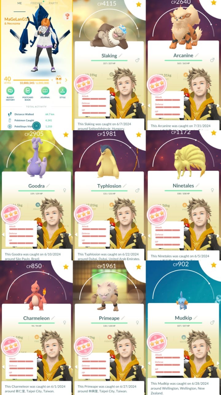 Pokemon Go Account – {JS#163Ri}Lv40 Instinct⚡️87 Legendary⚡️74 Shiny⚡️Cosmoem⚡️Hundo Slaking CP4115⚡️Hundo Charmeleon⚡️Hundo Arcanine⚡️Diancie⚡️1,1M SD⚡️2 Shiny Necrozma⚡️Gmail Log Pokemon Go Account – {JS#163Ri}Lv40 Instinct⚡️87 Legendary⚡️74 Shiny⚡️Cosmoem⚡️Hundo Slaking CP4115⚡️Hundo Charmeleon⚡️Hundo Arcanine⚡️Diancie⚡️1,1M SD⚡️2 Shiny Necrozma⚡️Gmail Log