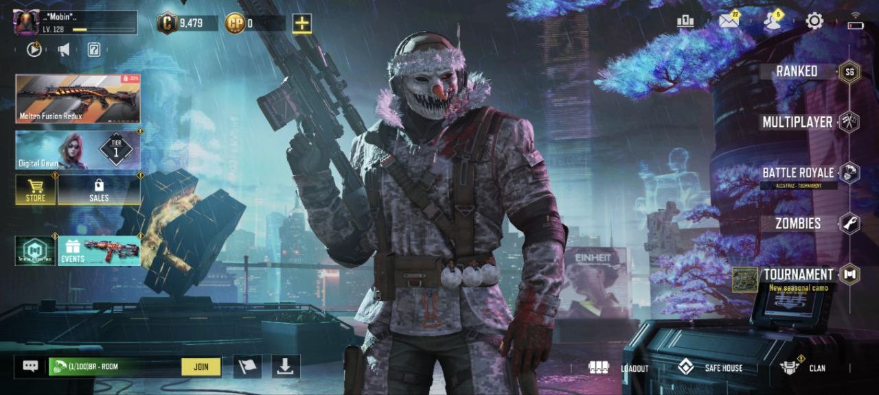 Call of Duty Mobile Account – (Legend Gun(Prizefighters) 68 Epic Guns 34 Skins Dance : 16)