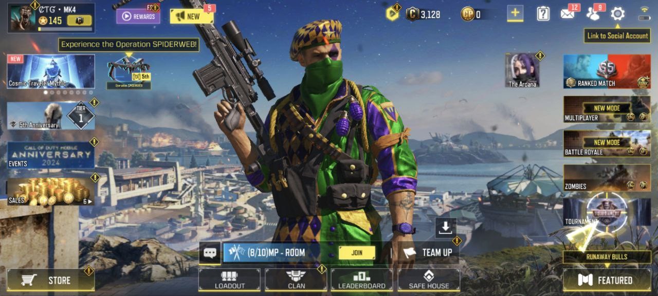 Call of Duty Mobile Account – (36 Epic Guns 19 Skins Dance : 4)