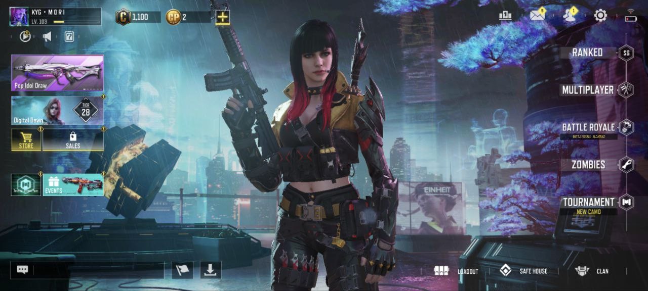 Call of Duty Mobile Account – (Legend Gun(Stun Baton) 37 Epic Guns 19 Skins Dance : 8)