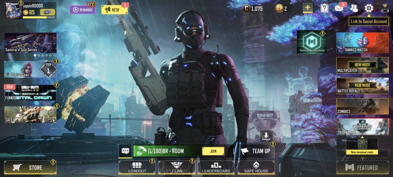 Call of Duty Mobile Account – 38 Epic Guns – 18 Skins – Dance : 7