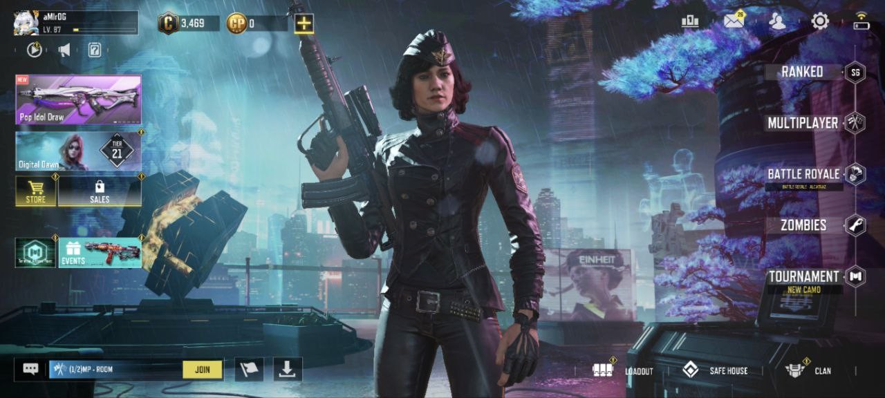 Call of Duty Mobile Account – (Legend Gun(Stun Baton) 20 Epic Guns 15 Skins Dance : 6)