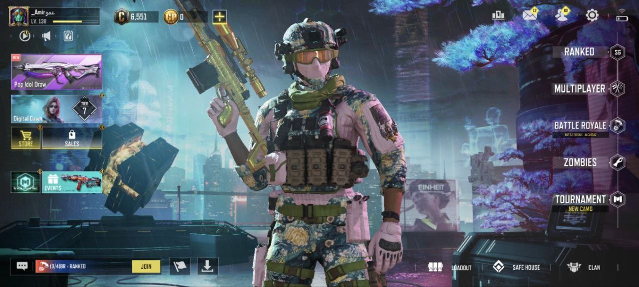 Call of Duty Mobile Account – (47 Epic Guns 25 Skins Dance : 8)
