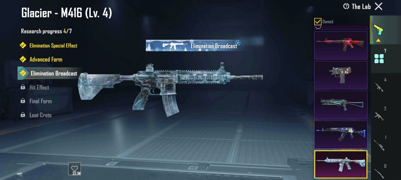 iOS Android Level67 M416 Glacier Kill Massage 7 Upgrade Gun Joker Bag Good Account Code307