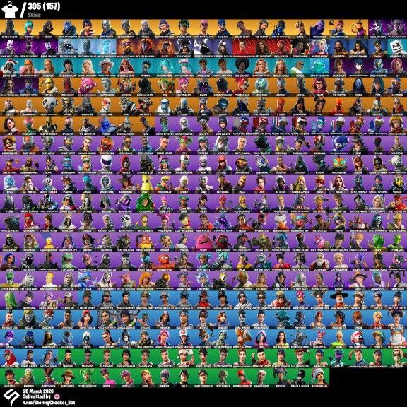 395 Skins, OG STW, Black Knight, Wonder, IKONIK, Cobalt Snowfoot, Sparkle Specialist, Blue Squire, Royale Knight, Havoc, Poo [PC/XBOX/PSN]