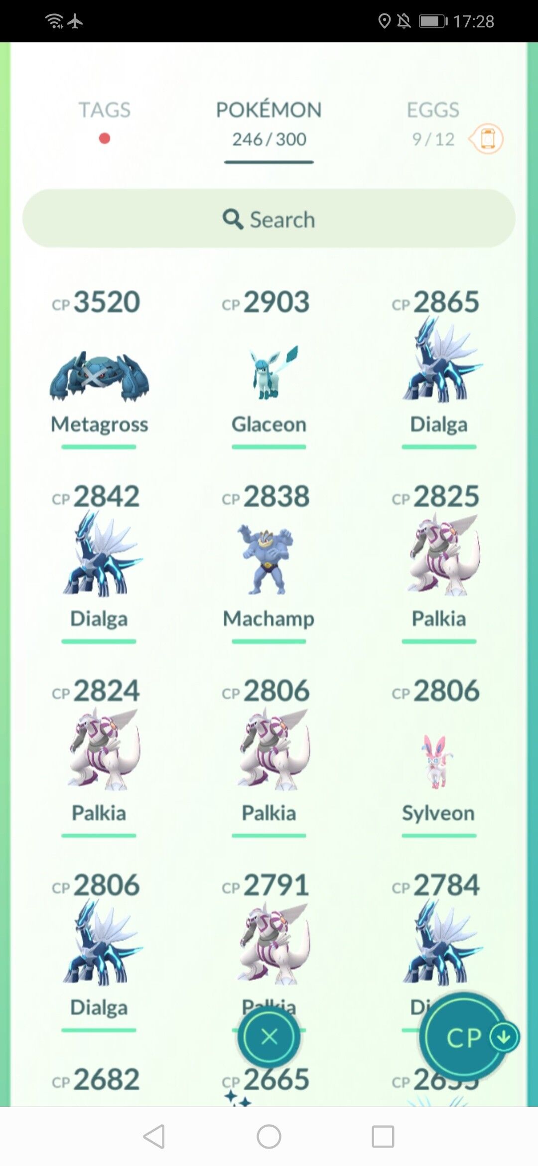 IV100 Metagross 3.5K, 43 Legendary, 43 Shiny, 60 Hundo (IV100), Palkia, Dialga, Giratina, Yveltal, Xerneas, 5 strong IV100 Eevee (IOS/Android)