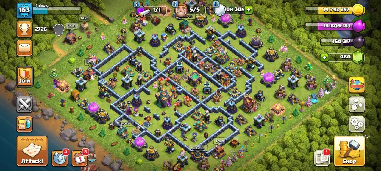 TH:14, Level 263, BK:70, AQ:73, GW:50, RC:21 (IOS/Android)
