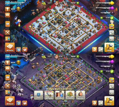 TH:17, Hero Levels: 85/100/61/50 (IOS/Android)