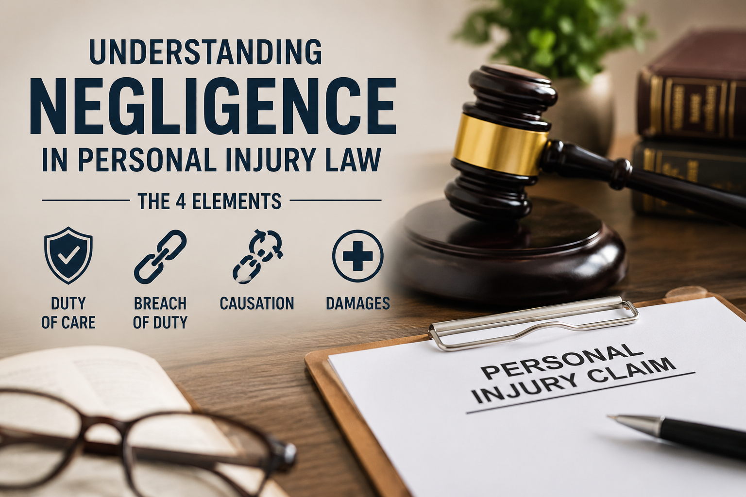Personal Injury Negligence Explained: Duty, Breach, Causation, and Damages