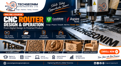 CNC ROUTER DESIGN & OPERATION : From Digital Design to Finished Product