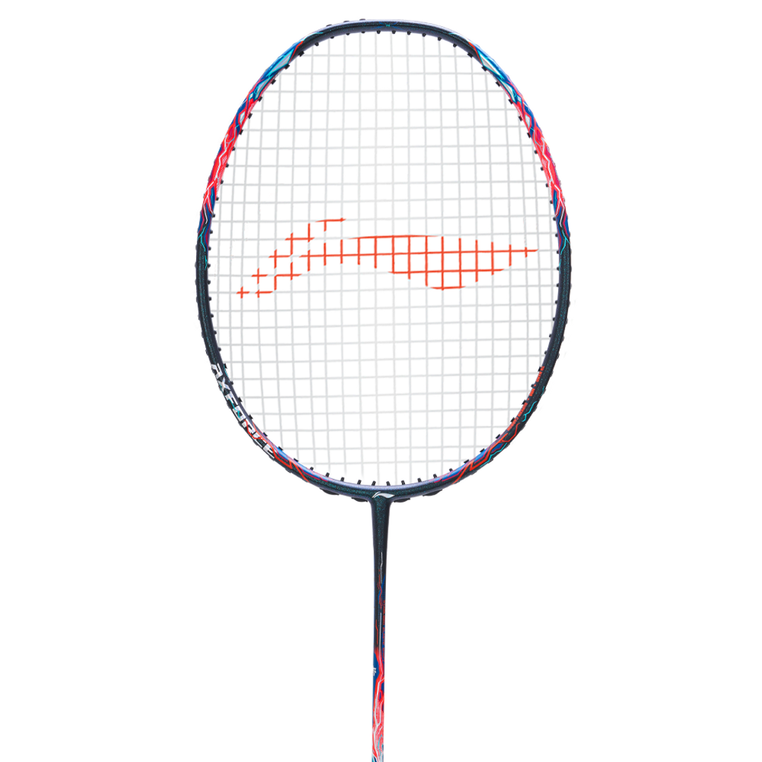 axforce90 tiger max　4u5 Li-Ning AXFORCE 90 TIGER MAX Badminton Racket - Navy/Red