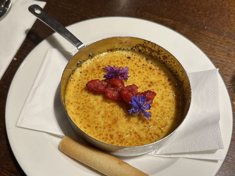 Crème brûlée at Miller and Carter Solihull
