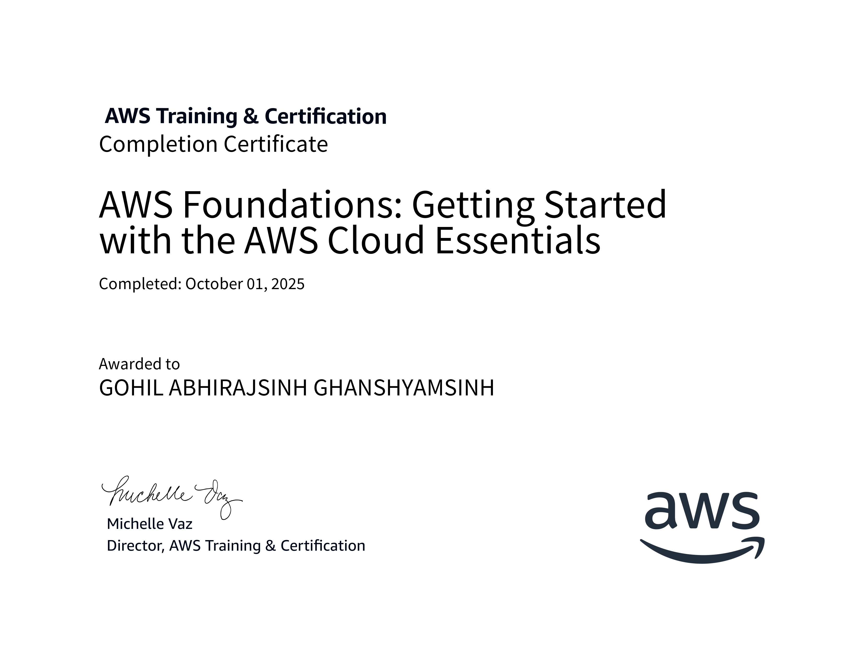 AWS Cloud Essentials