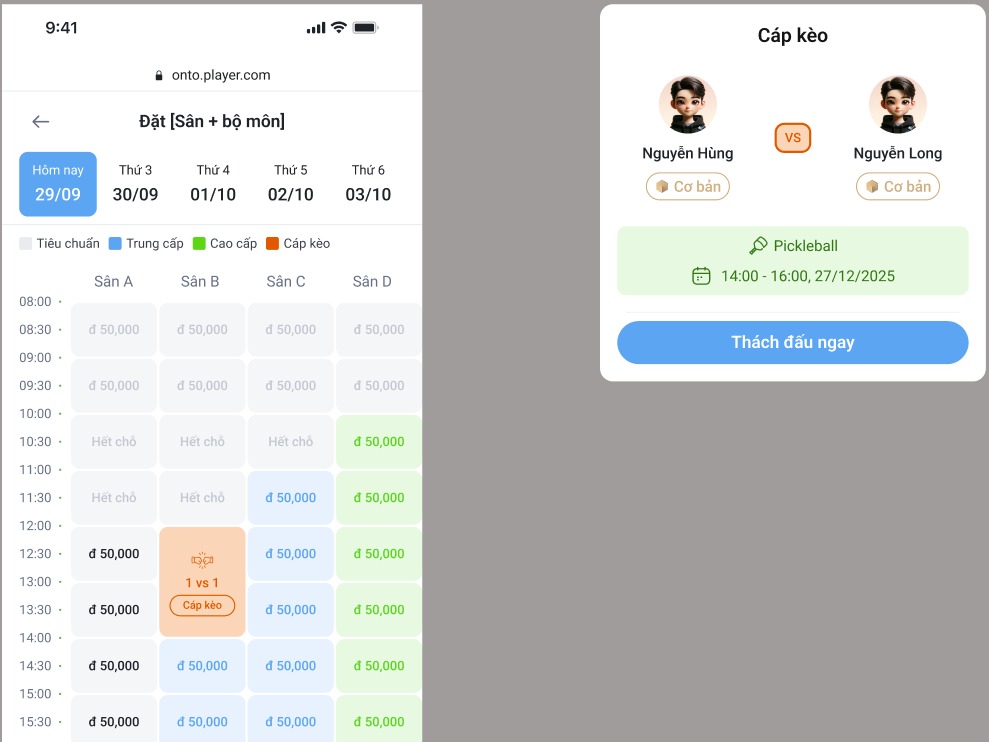   Đặt Sân Bóng Online, Đặt Sân Cầu Và Cáp Kèo Bóng Chỉ Trong 1 App – ONTO Đặt Sân