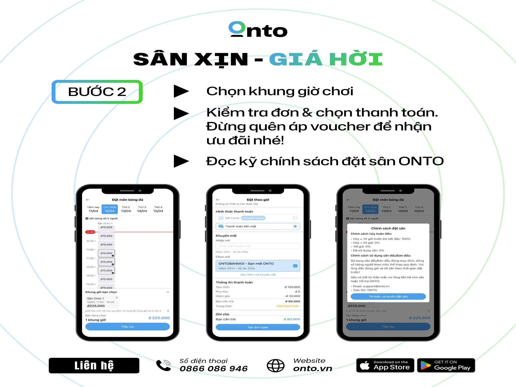 Voucher Đặt Sân Thể Thao 2025 – Tất Tần Tật Ưu Đãi Tiết Kiệm Đến 50% Qua App ONTO