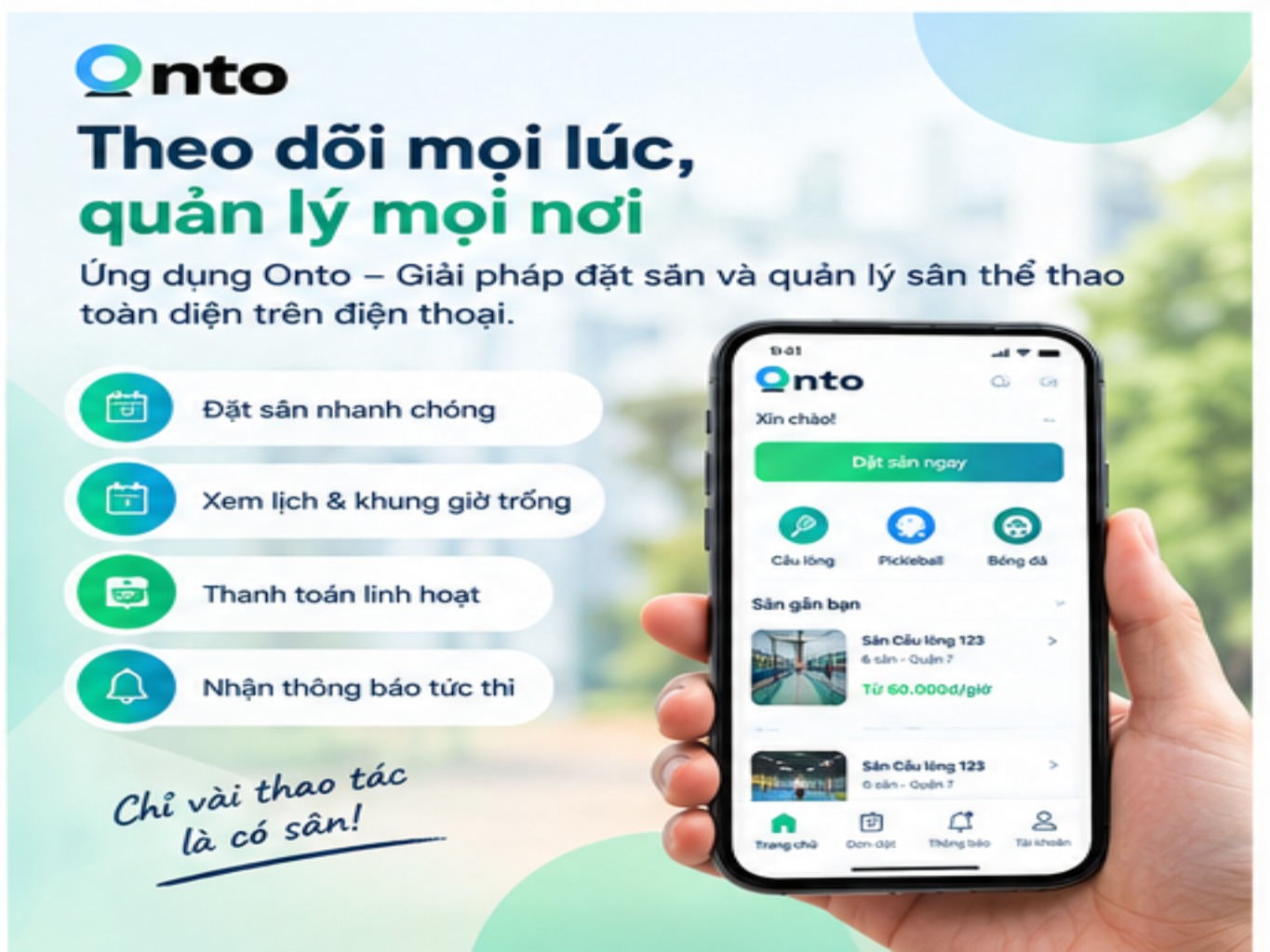 Pickleball Là Gì? Vì Sao Môn Thể Thao Này Đang Bùng Nổ Và Cách Đặt Sân Online Qua ONTO