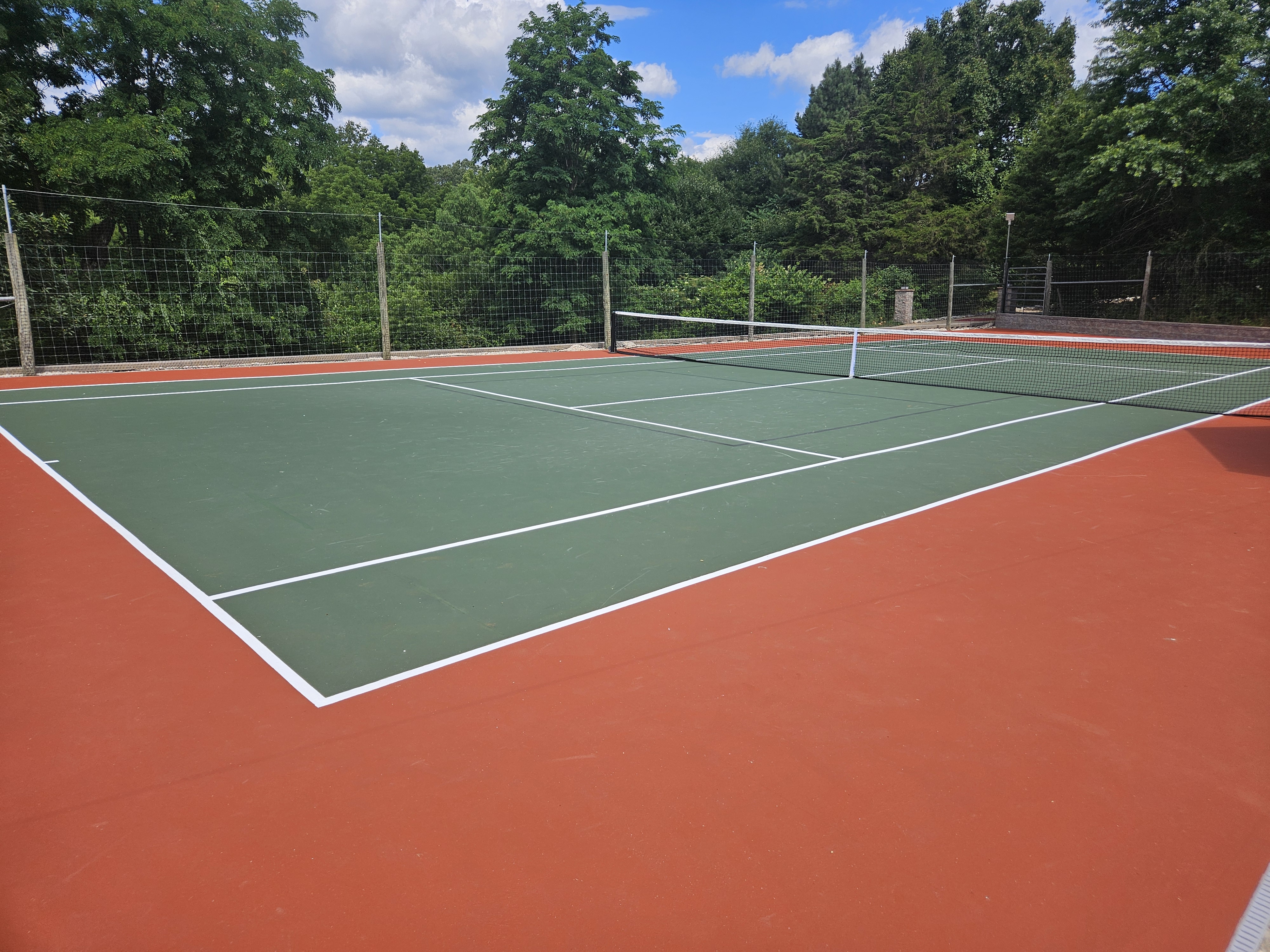 Professional court installation