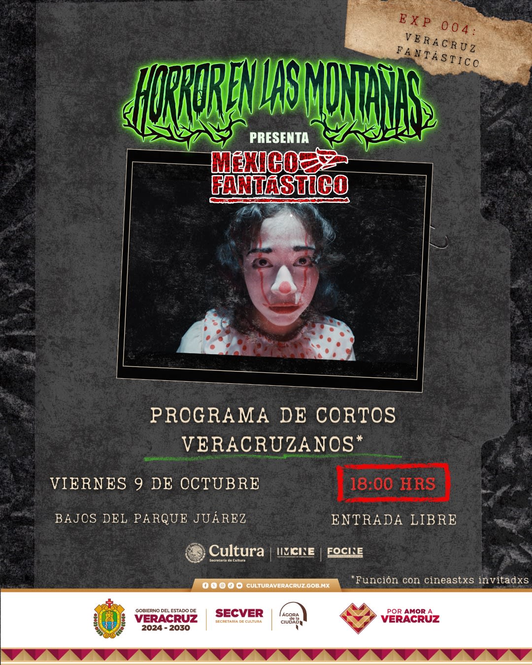 Festival de Horror en las Montañas - Programa de cortos veracruzanos