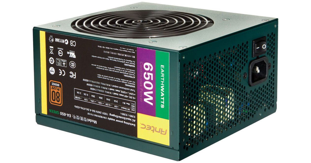Antec 650W EA650 80+ Broze Gaming Power Supply