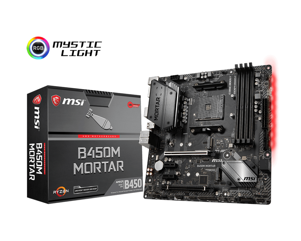 B450M Mortar 4Slot Motherboard