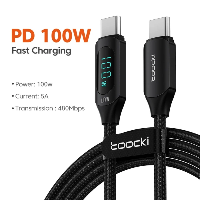 Toocki C  TO C Display Cable 1M Braided New