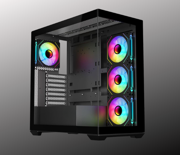 Frozer Aura Pro ATX Gaming Case With 4X Infinity Fans