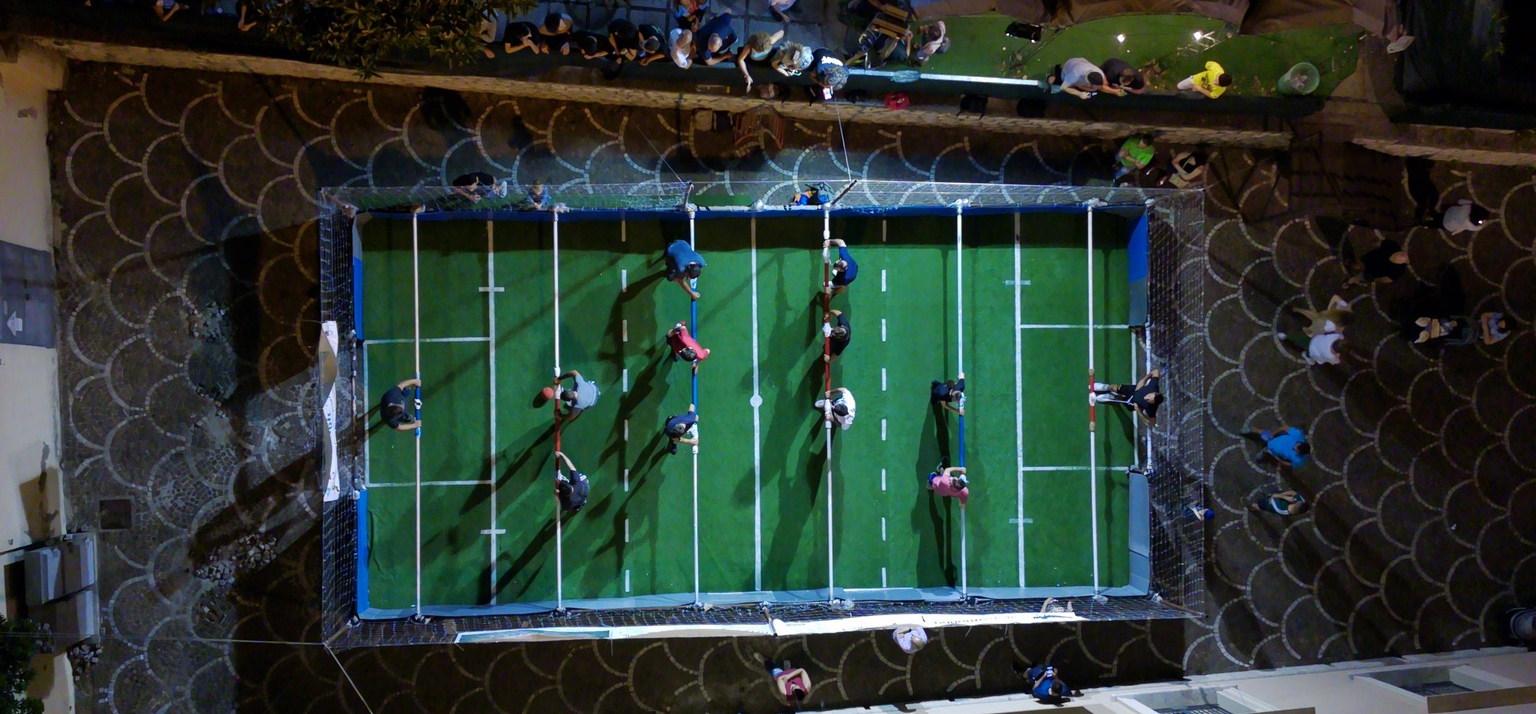 Calcio Balilla Umano