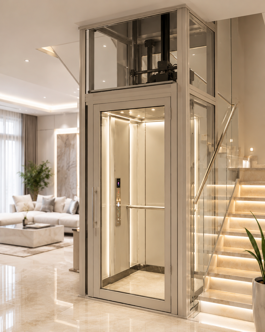 Belt Drive Home Lift