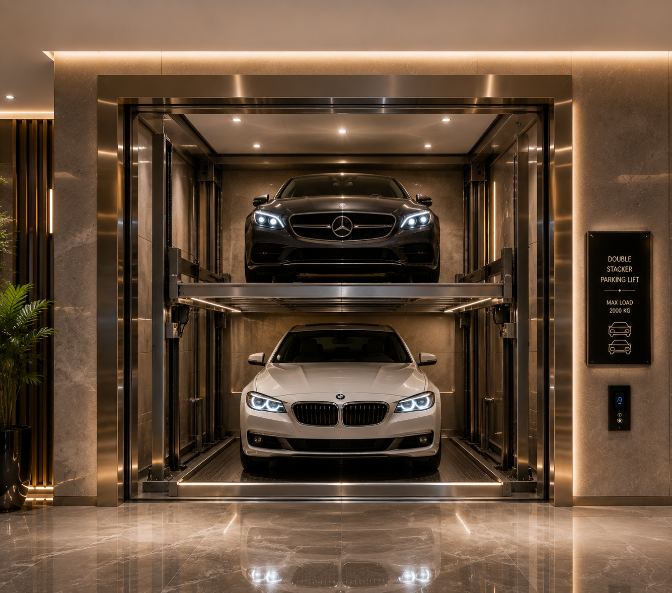 Double Stacker Parking Lift