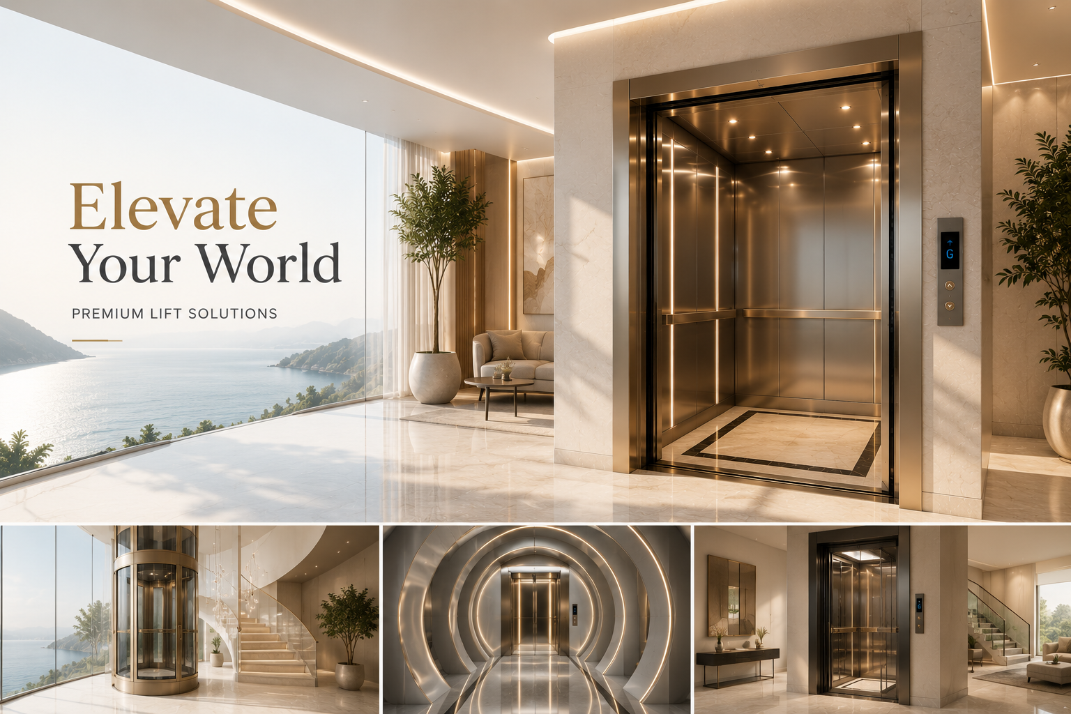 Skyluxe smart lift with luxury comfort features