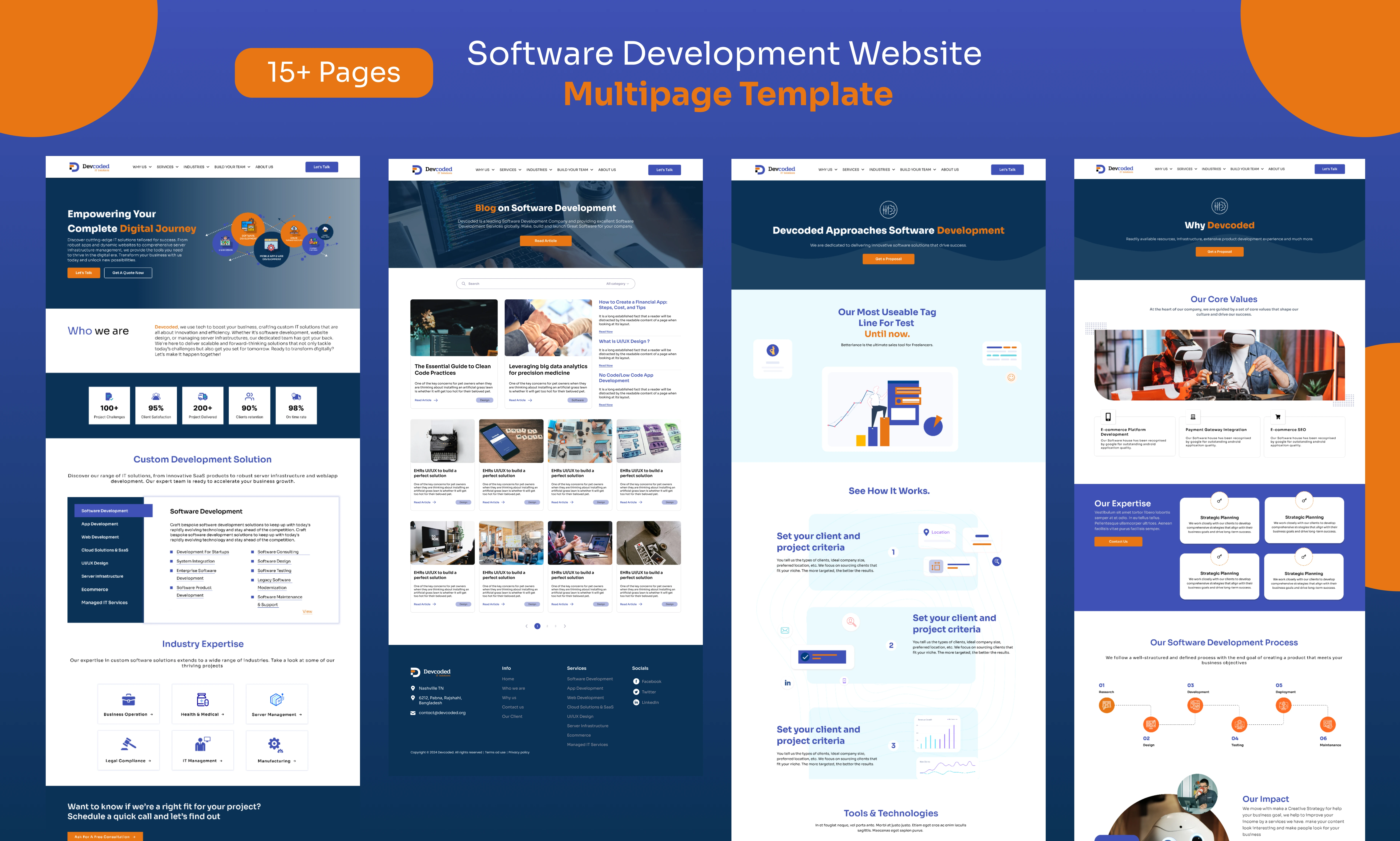Multi Page Agency Website