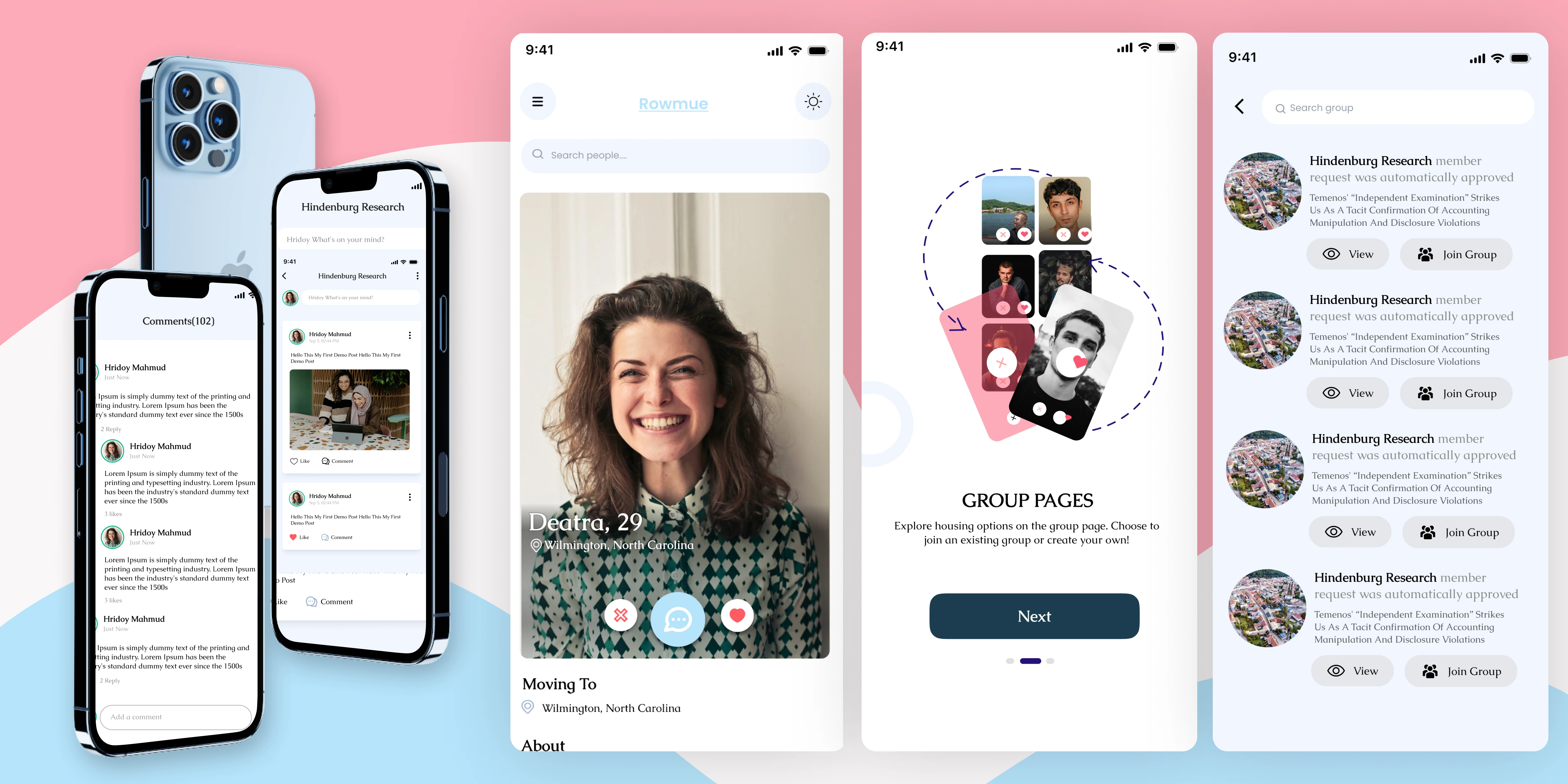 Rowmue Mobile App