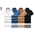 Louis Vuitton Brown Premium Quality Polo Tees-thumb-0