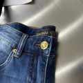 Versace Blue Premium Quality Denim Jeans-thumb-3