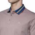 Burberry Embroidered Logo Light Purple Premium T-shirt-thumb-2