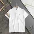 Burberry White Premium Quality Polo Tees-thumb-6