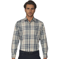 Burberry White Check Premium Quality Shirt-thumb-0