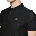 Gucci Embroidered logo Black Premium Polo T-shirt-thumb-2