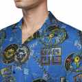 Givenchy Printed Blue Premium Quality Shirt-thumb-2