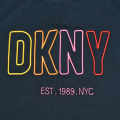 DKNY Dark Blue Premium Quality Women T-shirt-thumb-3